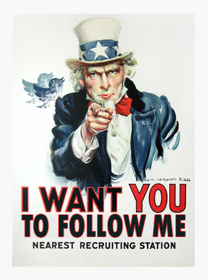 I want you to follow me on Twitter
